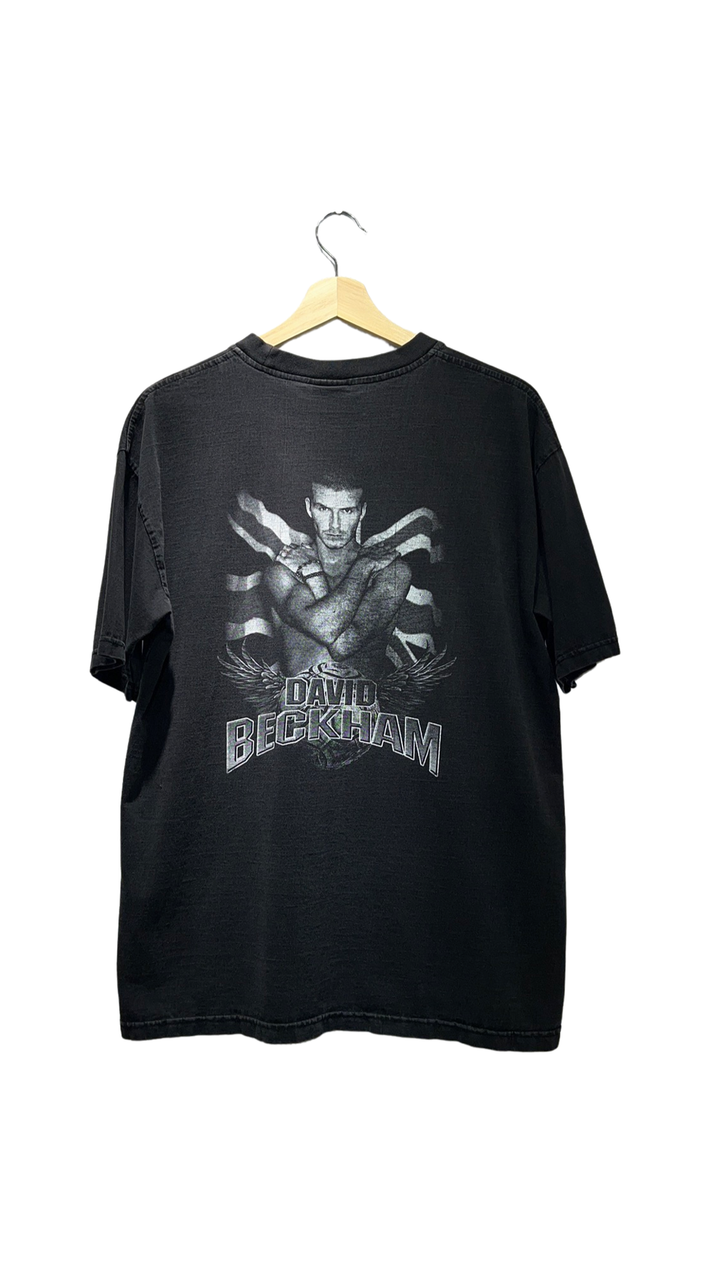 Vintage 2001 David Beckham Double Sided Tee KIF Vintage
